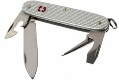 Victorinox Pioneer Alox Silver 0.8201.26 Couteau Suisse -Couteaux Soldes 5V0 8201 26 01 victorinox pioneer alox silver 5v0 8201 26 d1