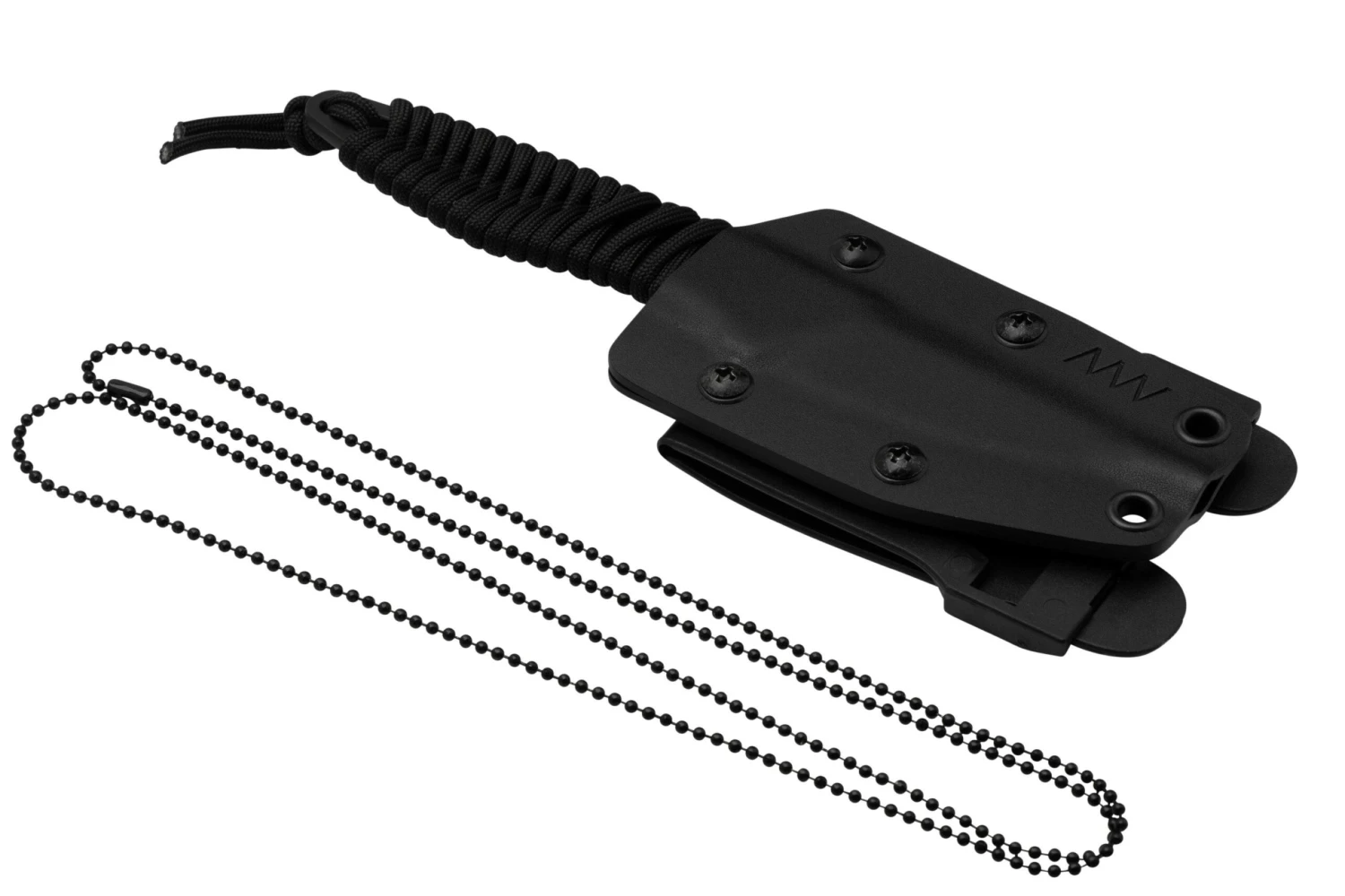 ANV Knives P100 Sleipner Cerakote, Black Paracord, P100-037, Black Kydex Sheath, Couteau De Cou 8 ANV Knives P100 Sleipner Cerakote, Black Paracord, P100-037, Black Kydex Sheath, Couteau De Cou - Image 6