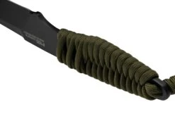 ANV Knives P100 Sleipner Cerakote, Olive Paracord, P100-039, Black Kydex Sheath, Couteau De Cou -Couteaux Soldes ANVP100 039 04 anv