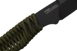 ANV Knives P100 Sleipner Cerakote, Olive Paracord, P100-039, Black Kydex Sheath, Couteau De Cou -Couteaux Soldes ANVP100 039 05 anv