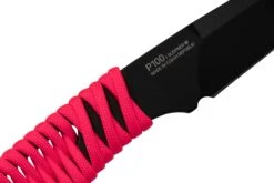 ANV Knives P100 Sleipner Cerakote, Pink Paracord, P100-044, Black Kydex Sheath, Couteau De Cou -Couteaux Soldes ANVP100 044 05 anv