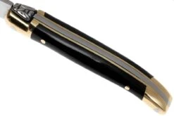 Petit Couteau De Poche De Laguiole En Aubrac, Corne De Buffle L0207BUL -Couteaux Soldes AUL0207BUL 06 laguiole en aubrac ktaul0207bul 06