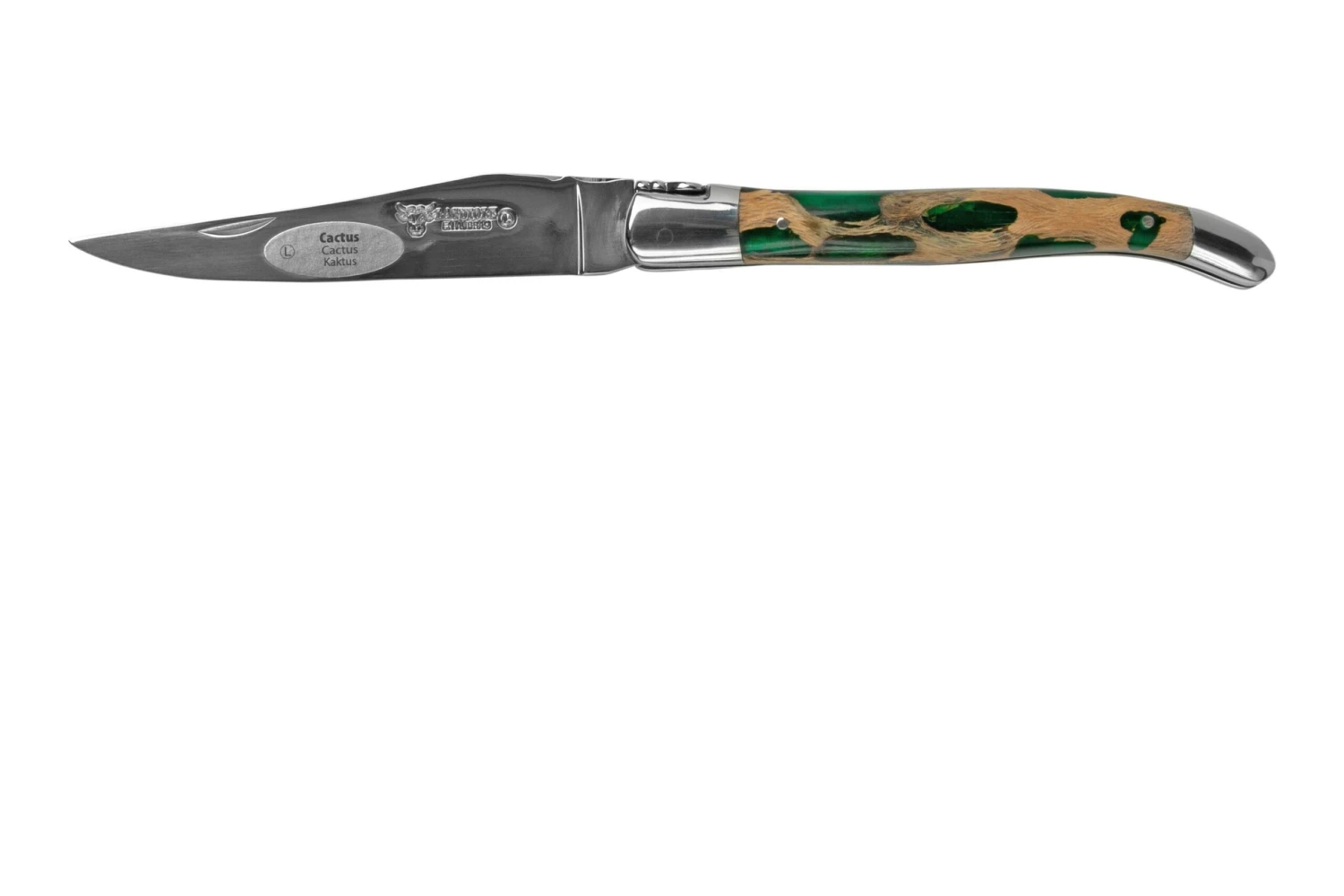 Laguiole En Aubrac Green Cholla Cactus L0212CA9IF Bois De Cactus, Poli, Couteau De Poche Laguiole, 12 Cm 3 Laguiole En Aubrac Green Cholla Cactus L0212CA9IF Bois De Cactus, Poli, Couteau De Poche Laguiole, 12 Cm