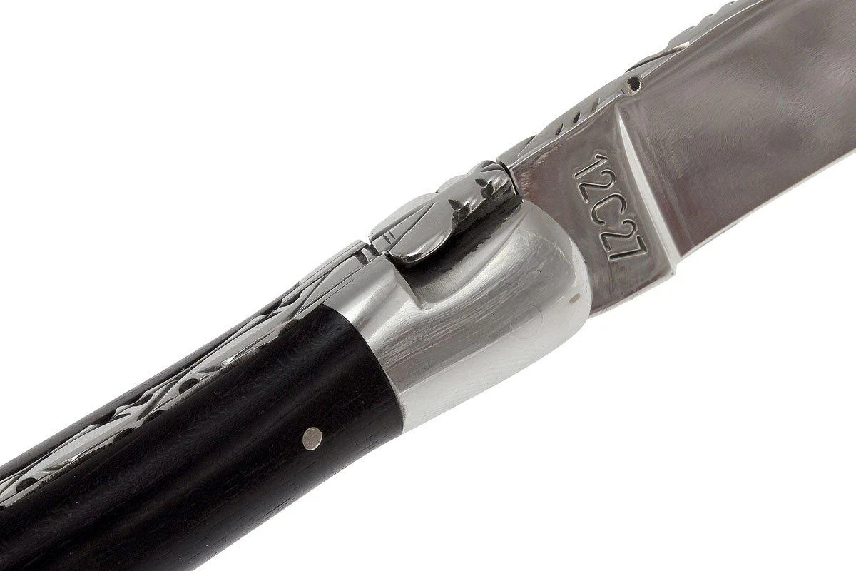 Laguiole En Aubrac HP 12cm Bois D'ébène Poli à La Main L0212EBH-FSI1 6 Laguiole En Aubrac HP 12cm Bois D'ébène Poli à La Main L0212EBH-FSI1 - Image 4