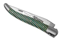 Laguiole En Aubrac Samba Turquoise L0212SATIF Bois De Samba Turquoise, Mat, Couteau De Poche Laguiole, 12 Cm -Couteaux Soldes AUL0212SATIF 04 laguioleaubrac