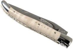 Laguiole En Aubrac 12cm Doubles Platines, érable Ondé Guilloché à La Main L0712EEN1/FSJ1 14 Laguiole En Aubrac 12cm Doubles Platines, érable Ondé Guilloché à La Main L0712EEN1/FSJ1 -Couteaux Soldes AULL0712EEN1 FSJ1 04 laguiole en aubrac