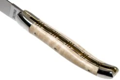 Laguiole En Aubrac 12cm Doubles Platines, érable Ondé Guilloché à La Main L0712EEN1/FSJ1 15 Laguiole En Aubrac 12cm Doubles Platines, érable Ondé Guilloché à La Main L0712EEN1/FSJ1 -Couteaux Soldes AULL0712EEN1 FSJ1 05 laguiole en aubrac