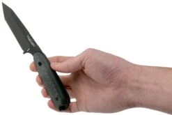 Bradford Guardian 3.5T Tanto, 3D Black Micarta Guardian 3.5T M390, Black DLC 3.5T-101B -Couteaux Soldes BDK 35T 101B 06 bradford knives
