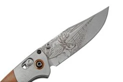 Benchmade Mini Crooked River Whitetail Limited Edition Artist Series 15085-2202, Couteau De Poche De Chasse, Casey Underwood Design -Couteaux Soldes BE15085 2202 06 benchmade