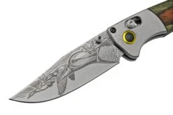 Benchmade Mini Crooked River Mallard Limited Edition Artist Series 15085-2203, Couteau De Poche De Chasse, Casey Underwood Design -Couteaux Soldes BE15085 2203 03 benchmade