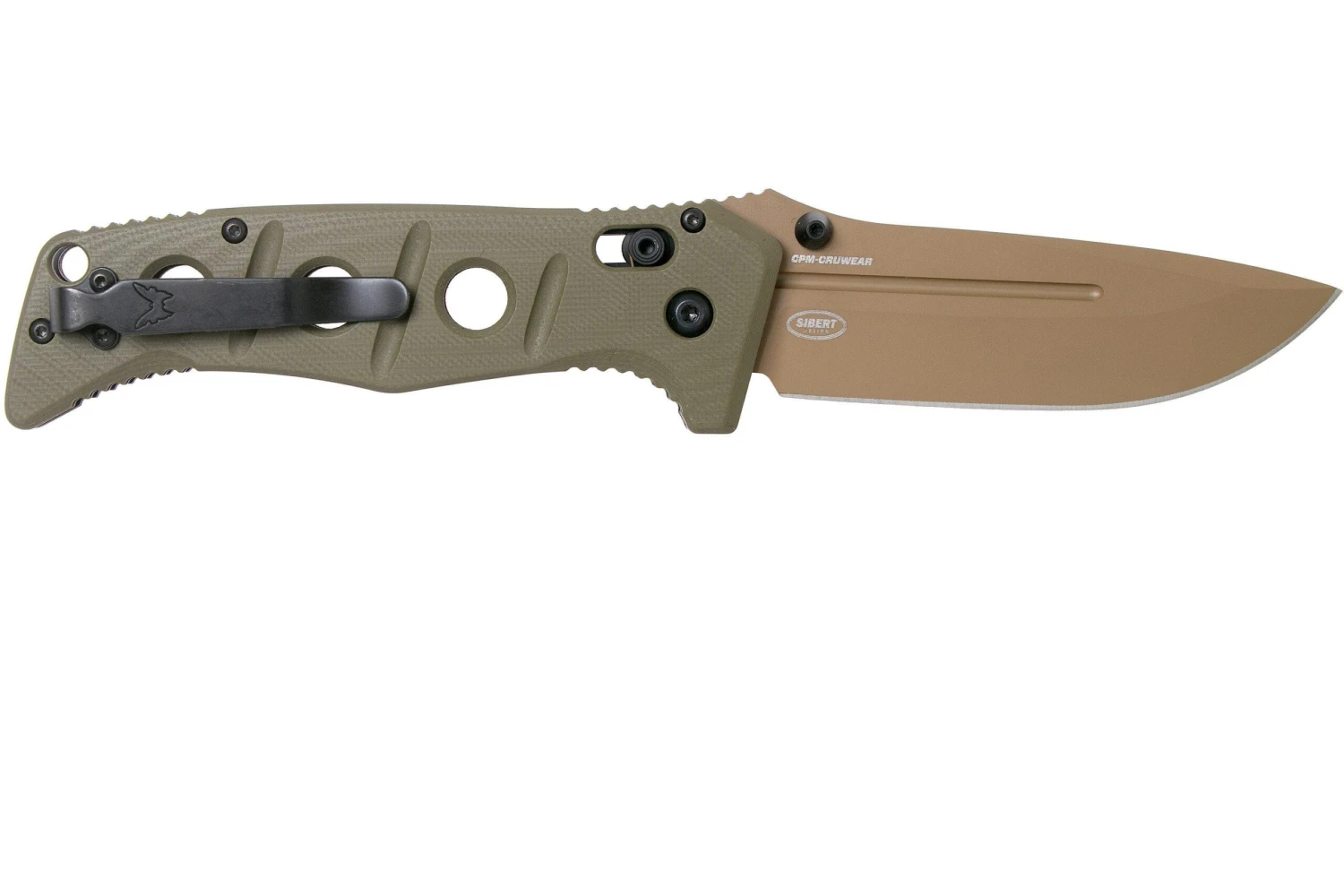 Benchmade 275FE-2 Sibert Adamas OD Green G10, Flat Earth Couteau De Poche, Shane Sibert Design 4 Benchmade 275FE-2 Sibert Adamas OD Green G10, Flat Earth Couteau De Poche, Shane Sibert Design - Image 2