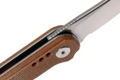 Bestech Syntax BG40E Natural Micarta, Two Tone Satin Couteau De Poche, Todd Knife & Tool Design -Couteaux Soldes BHBG40E 06 bestech