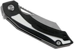 Bestech Kasta BG45A Black White G10, Two Tone Satin Couteau De Poche, Kombou Design -Couteaux Soldes BHBG45A 04 bestech