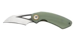 Bestech Bihai Grey DLC Stonewashed Satin, Jade G10 BG53F Couteau De Poche, Ostap Hel Design