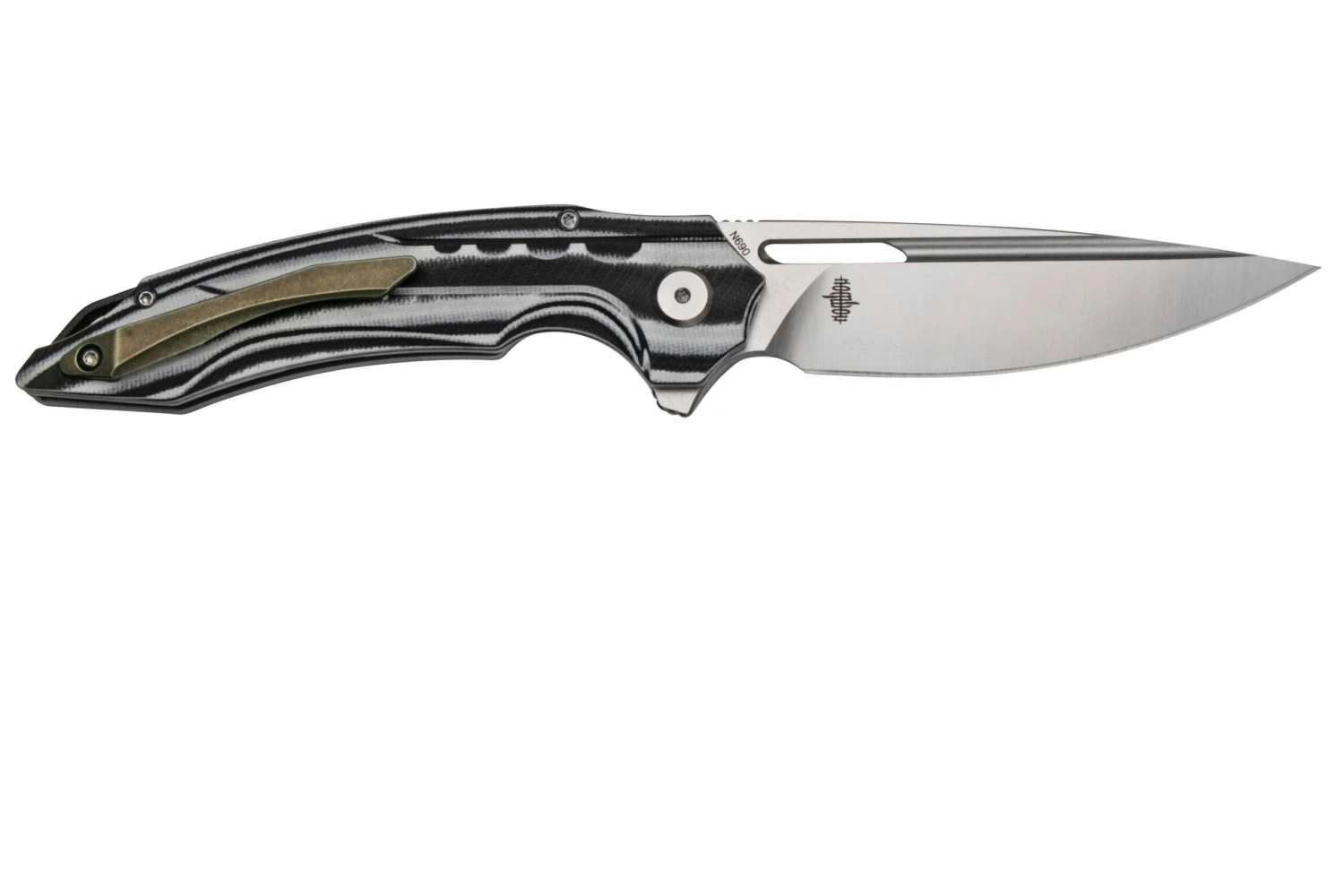 Bestech Ornetta BL02C Stonewashed & Satin, G10 & Carbonfiber, Couteau De Poche 4 Bestech Ornetta BL02C Stonewashed & Satin, G10 & Carbonfiber, Couteau De Poche - Image 2