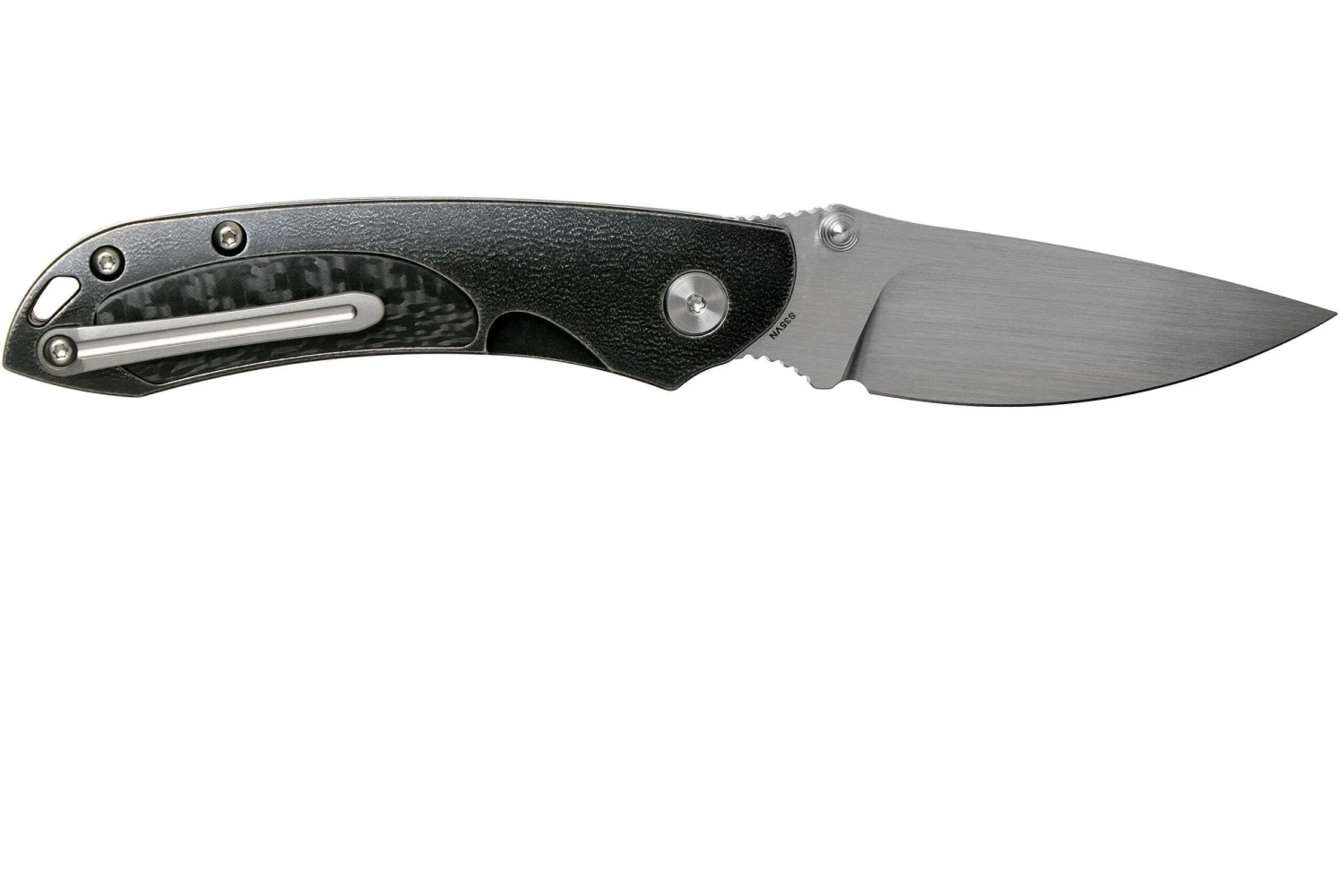 Bestech Junzi BT18009F Black CF Slipjoint Couteau De Poche 4 Bestech Junzi BT18009F Black CF Slipjoint Couteau De Poche - Image 2