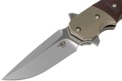 Bestech Freefall BT2007D Stonewashed Bronze, Red Couteau De Poche, Jason Clark Design -Couteaux Soldes BHBT2007D 03 bestech