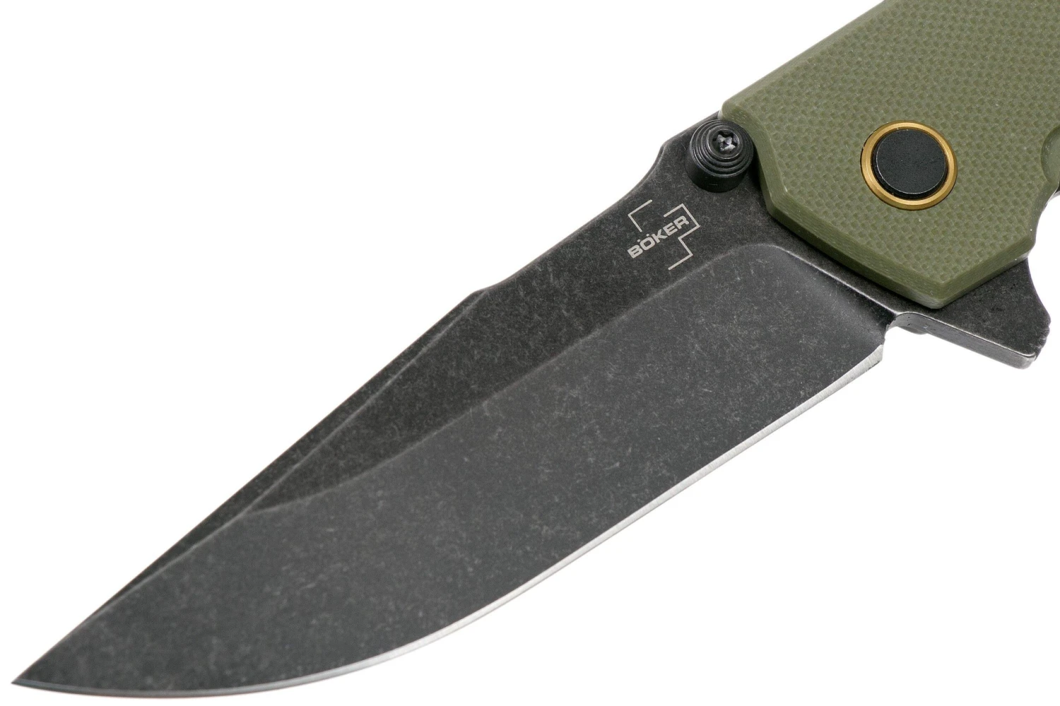 Böker Plus Kihon Assisted OD Green 01BO164 Couteau De Poche, Lucas Burnley Design 5 Böker Plus Kihon Assisted OD Green 01BO164 Couteau De Poche, Lucas Burnley Design - Image 3