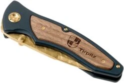 Böker Tirpitz Damast Gold Limited Edition 110194DAM Couteau De Poche -Couteaux Soldes BO110194DAM 04 boker
