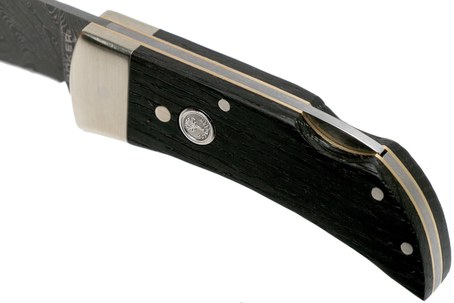 Böker Pocket Bog Oak Damascus 111108DAM Couteau De Gentleman 8 Böker Pocket Bog Oak Damascus 111108DAM Couteau De Gentleman - Image 6