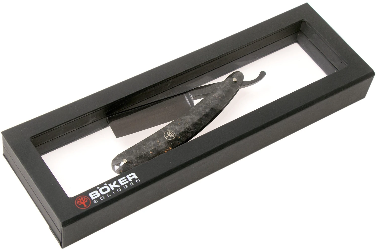 Böker Manufaktur Solingen Black Amboina 140919 Rasoir Coupe-choux 8 Böker Manufaktur Solingen Black Amboina 140919 Rasoir Coupe-choux - Image 6