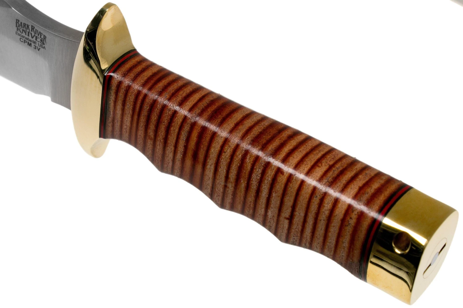 Bark River MACV-SOG CPM 3V, Stacked Leather 7 Bark River MACV-SOG CPM 3V, Stacked Leather - Image 5