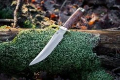 Bark River MACV-SOG Recondo Bowie CPM-154, Stacked Leather 19 Bark River MACV-SOG Recondo Bowie CPM-154, Stacked Leather -Couteaux Soldes BRK10 156SDL 20 sfeerfoto