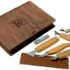 BeaverCraft Geometric Wood Carving Set S05 Book Kit De Sculpture Sur Bois Avec Boîte De Rangement Livre -Couteaux Soldes BVS05BOOK 01 beavercraft