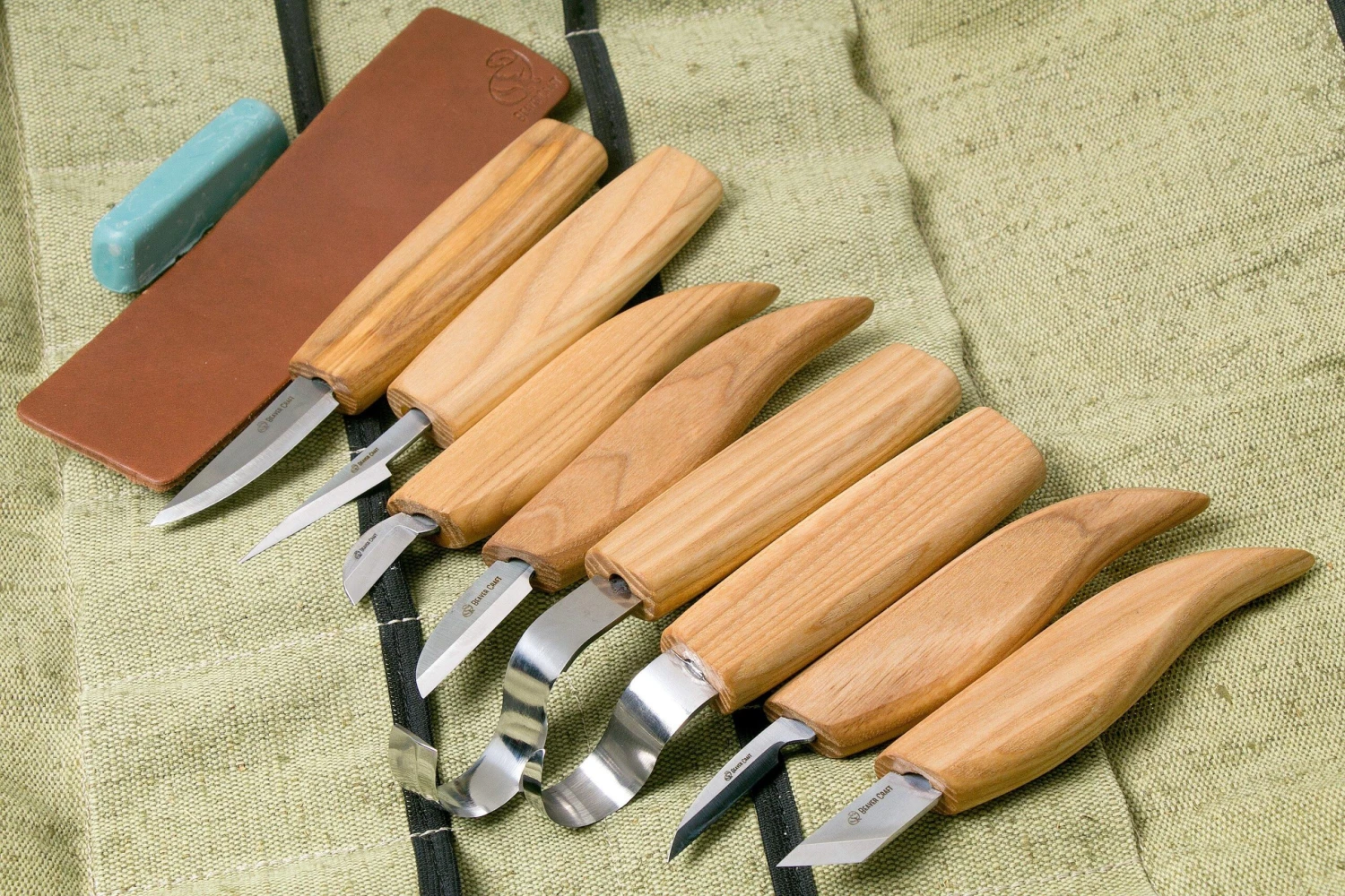 BeaverCraft Wood Carving Set Of 8 Knives S08, Set De Sculpture Sur Bois 3 BeaverCraft Wood Carving Set Of 8 Knives S08, Set De Sculpture Sur Bois