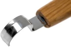 BeaverCraft Oak Spoon Carving Knife 30 Mm SK2SOAK, Couteau Croche Pour Droitier Avec étui -Couteaux Soldes BVSK2SOAK 03 beavercraft