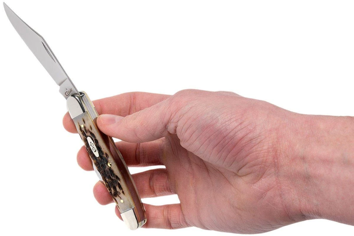 Case Stockman Amber Jigged Bone, 00128, 6347 SS Couteau De Poche 13 Case Stockman Amber Jigged Bone, 00128, 6347 SS Couteau De Poche - Image 11