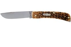 Case Sod Buster Jr Amber Jigged Bone, 00245, 6137 SS Couteau De Poche