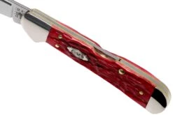 Case Copperhead Dark Red Bone, Peach Seed Jig, 31954, 61749L CV Couteau De Poche -Couteaux Soldes CE31954 07 case