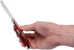 Case Trapper Pocket Worn Old Red Bone, 00783, 6254 SS Couteau De Poche -Couteaux Soldes CE783 09 case ce783 09