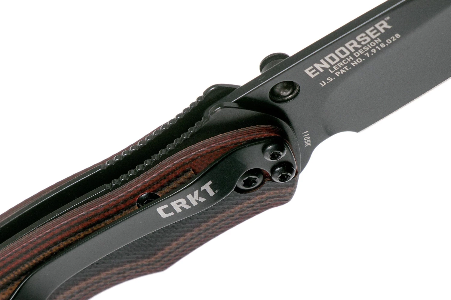 CRKT Endorser 1105K Black Couteau De Poche, Matthew Lerch Design 8 CRKT Endorser 1105K Black Couteau De Poche, Matthew Lerch Design - Image 6