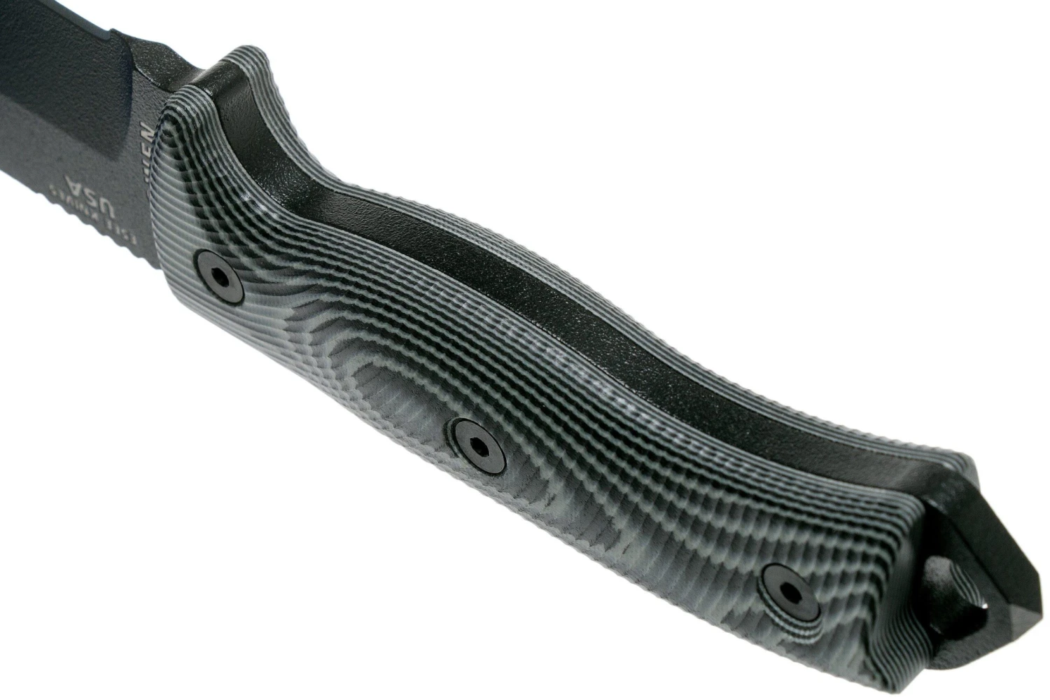 ESEE Model 5 Black Blade 3D Grey-Black G10 Couteau De Survie 5PB-002 étui Kydex + Clip Plat 6 ESEE Model 5 Black Blade 3D Grey-Black G10 Couteau De Survie 5PB-002 étui Kydex + Clip Plat - Image 4