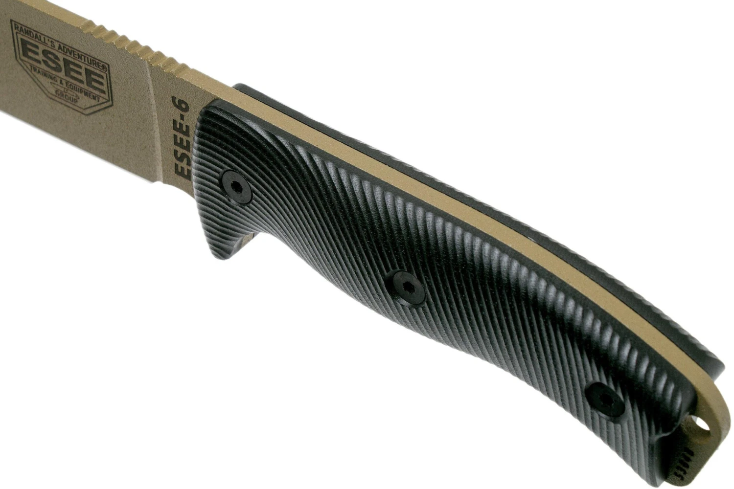 ESEE Model 6 Dark Earth Blade 3D Black G10 Couteau De Survie 6PDE-001 étui Noir + Clip Plat 6 ESEE Model 6 Dark Earth Blade 3D Black G10 Couteau De Survie 6PDE-001 étui Noir + Clip Plat - Image 5