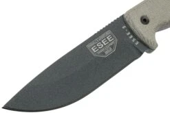 ESEE Model 5 Tactical Gunsmoke, Desert Tan Handle 5P-TG Avec étui Kydex + Clip Ceinture -Couteaux Soldes EE ESEE 5P TG 03 esee knives
