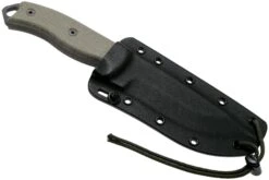 ESEE Model 5 Tactical Gunsmoke, Desert Tan Handle 5P-TG Avec étui Kydex + Clip Ceinture -Couteaux Soldes EE ESEE 5P TG 07 esee knives