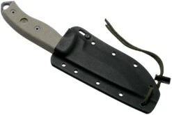 ESEE Model 5 Tactical Gunsmoke, Desert Tan Handle 5P-TG Avec étui Kydex + Clip Ceinture -Couteaux Soldes EE ESEE 5P TG 08 esee knives