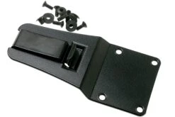 ESEE Model 5 Tactical Gunsmoke, Desert Tan Handle 5P-TG Avec étui Kydex + Clip Ceinture -Couteaux Soldes EE ESEE 5P TG 09 esee knives