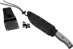 ESEE Model 6 Black Blade, Grey Handle 6P-B Avec étui Noir + Clip Ceinture -Couteaux Soldes EE ESEE 6P B 07 esee knives ee esee 6p b 07