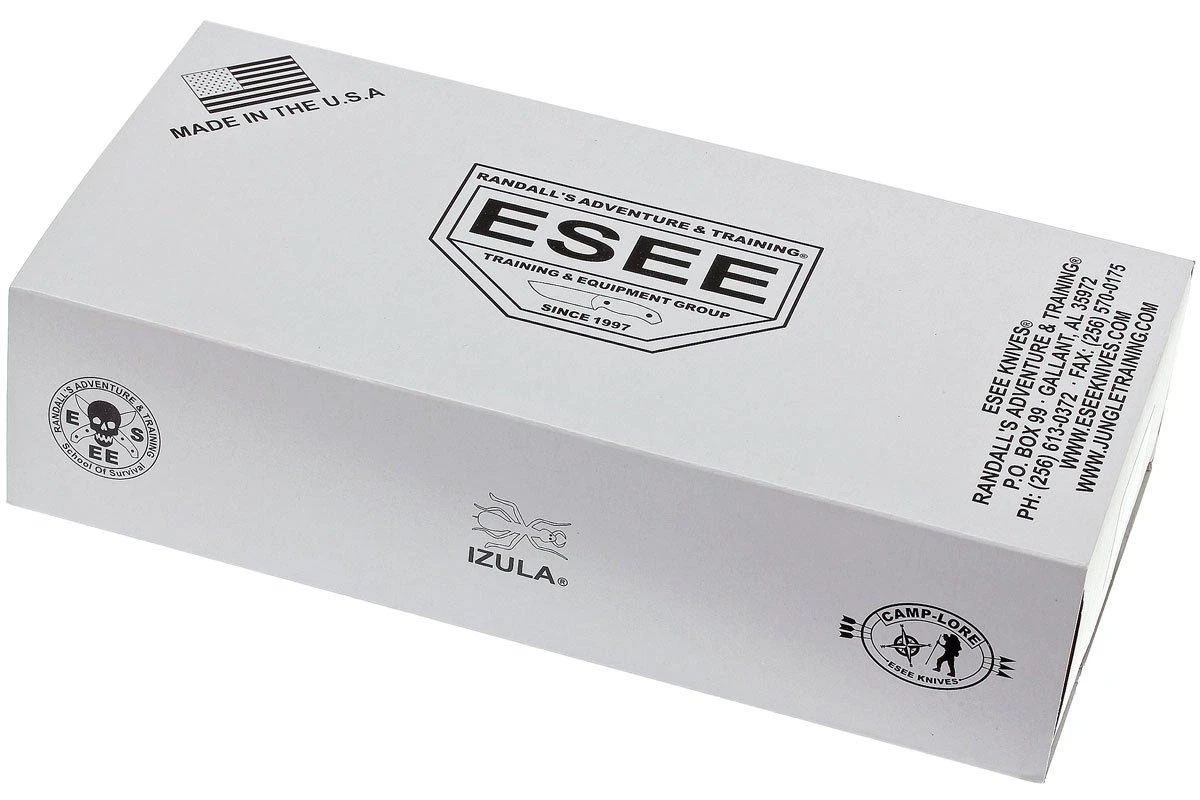 ESEE Izula Venom Green IZULA-VG Couteau De Cou Avec étui Noir + Clip Ceinture 7 ESEE Izula Venom Green IZULA-VG Couteau De Cou Avec étui Noir + Clip Ceinture - Image 5