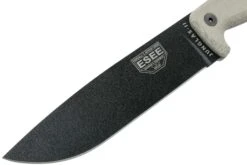 ESEE Junglas 2 Black, JUNGLAS-II Couteau De Survie Avec étui Kydex + MOLLE-back -Couteaux Soldes EE JUNGLAS 2 03 esee knives v201901