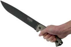 ESEE Junglas Tactical Gunsmoke Couteau De Survie Avec étui Kydex + MOLLE Back 15 ESEE Junglas Tactical Gunsmoke Couteau De Survie Avec étui Kydex + MOLLE Back -Couteaux Soldes EE JUNGLAS TG 06 esee knives