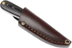 Brisa Necker 70, Noir Micarta, étui En Cuir 9806 16 Brisa Necker 70, Noir Micarta, étui En Cuir 9806 -Couteaux Soldes ENZ 9806 07 enzo necker 70 enz 9806 07