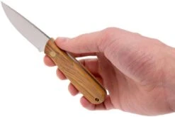 Brisa Necker 70 Flat - Olive - étui En Cuir - 9813 -Couteaux Soldes ENZ 9813 06 enzo enz 9813 06