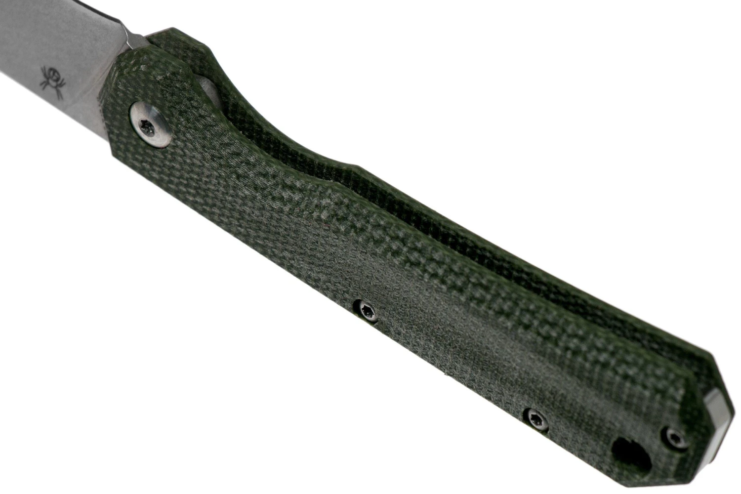 Fox Black Fox Ciol Folding Knife BF-748MI Green Micarta Couteau De Poche, Denis Simonutti Design 7 Fox Black Fox Ciol Folding Knife BF-748MI Green Micarta Couteau De Poche, Denis Simonutti Design - Image 5