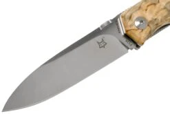 Fox Knives FX-525BE Curly Birch Couteau De Poche, Bob Terzuola Design -Couteaux Soldes FOFX 525BE 03 fox knives