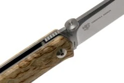 Fox Knives FX-525BE Curly Birch Couteau De Poche, Bob Terzuola Design -Couteaux Soldes FOFX 525BE 06 fox knives